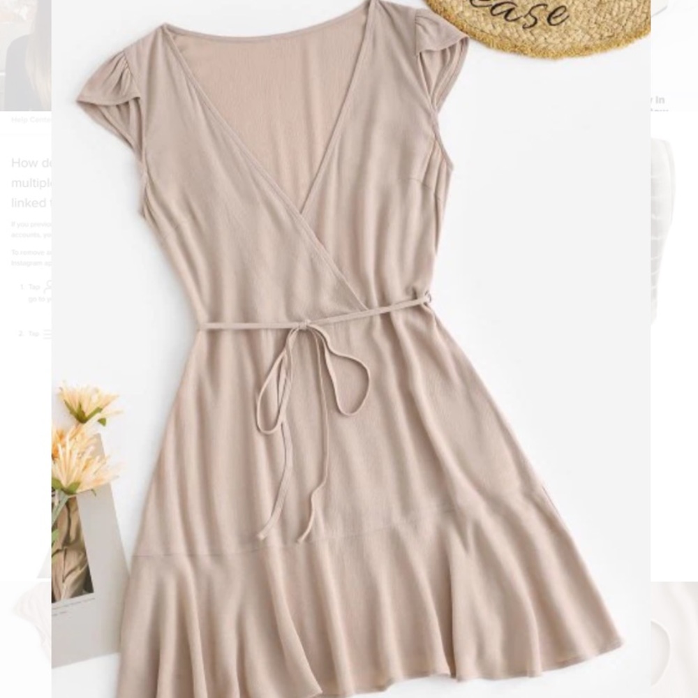 Cute Short Sleeve Dress New!